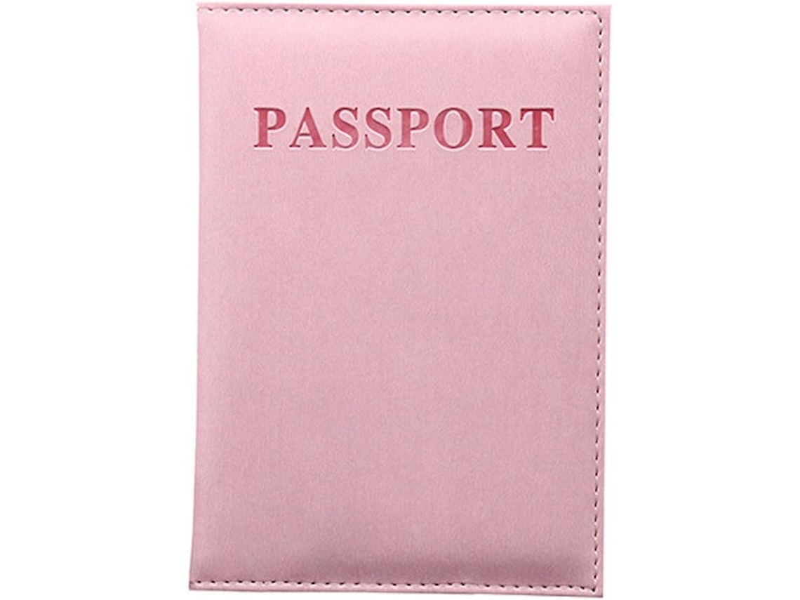 Porta-passaporte(rosa Claro), Pasta De Viagem, Organizador De Documentos Pequeno