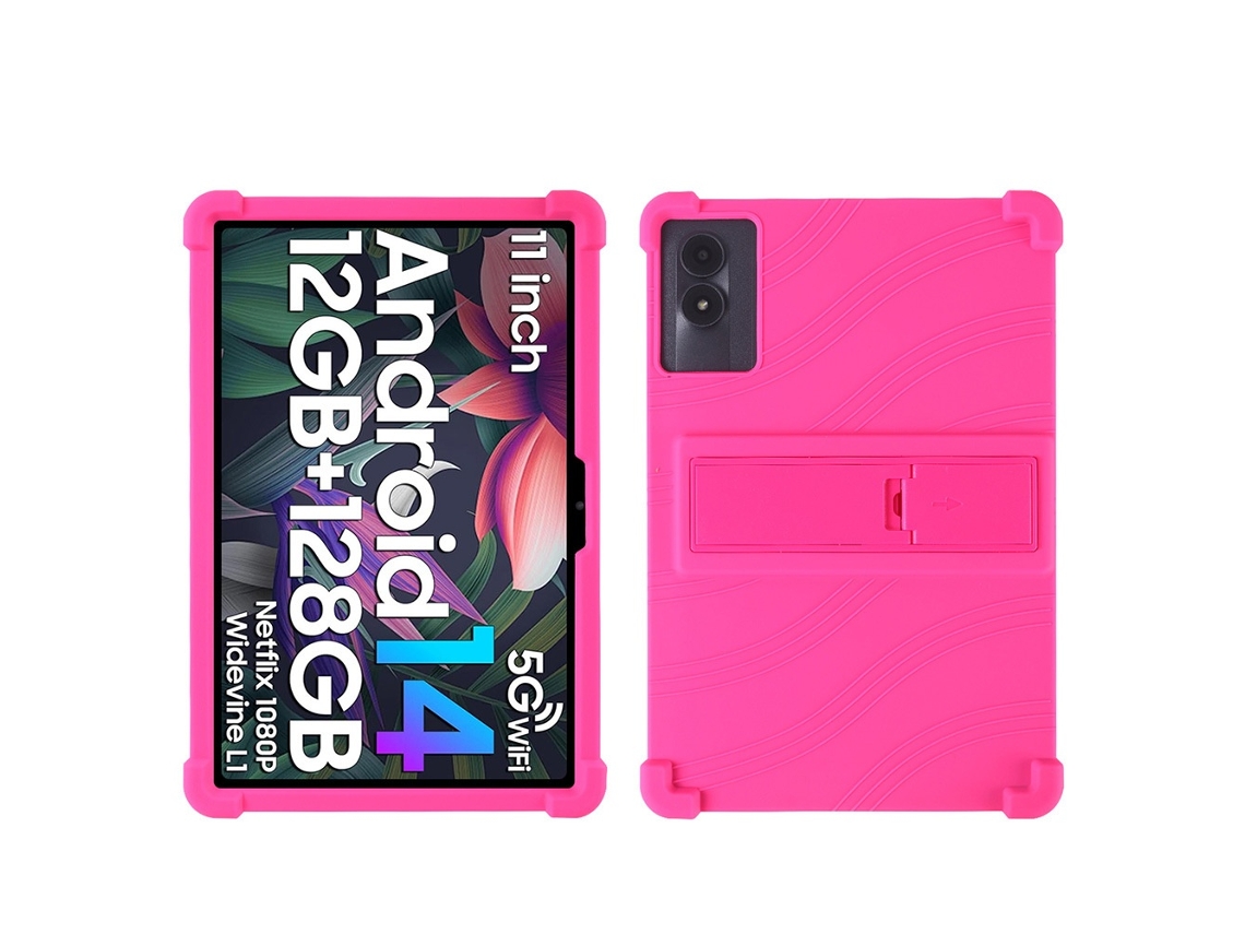 Elysve Capa Para Tablet Para Blackview Tab 90 Wi-fi Fúcsia ( ), 10,92 Polegadas, À Prova De Quedas