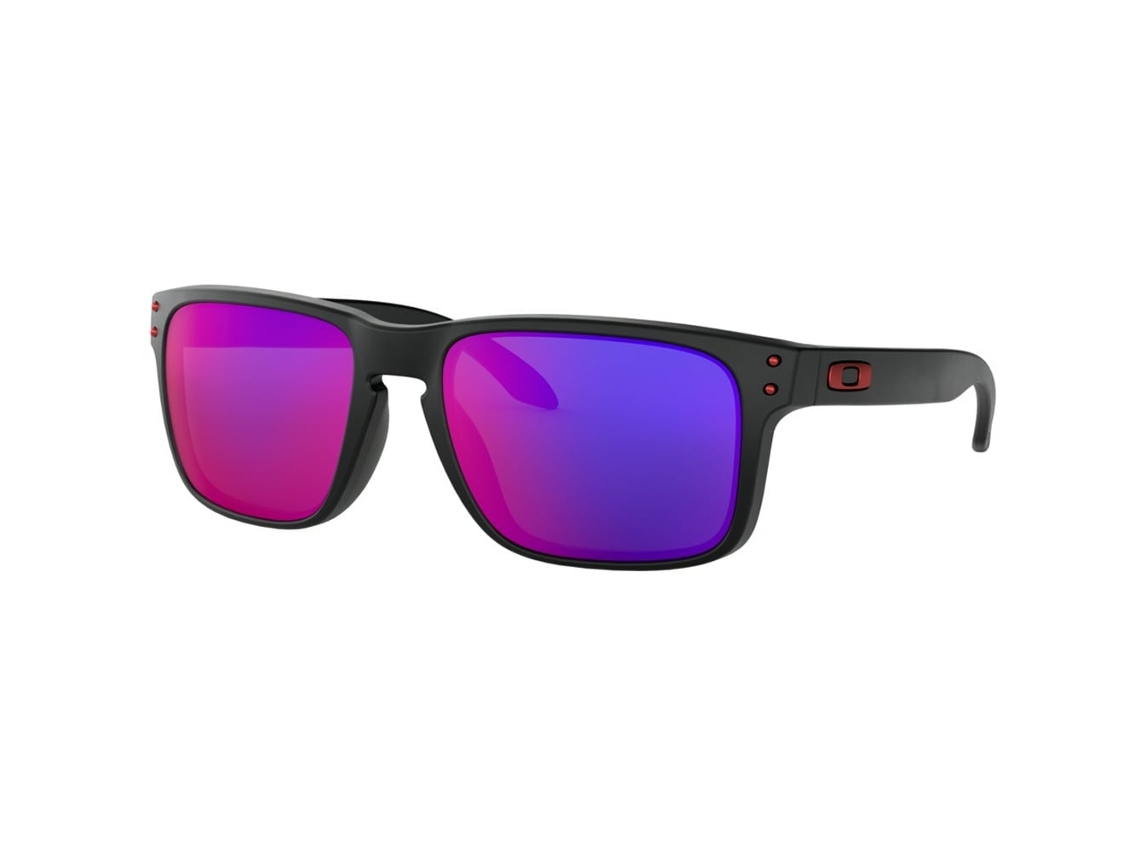 Holbrook Matte Black W Red Iridium Oakley