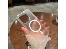 Capa Magnética Ultrafina Fosca Transparente Para Iphone 17 Pro, Resistente A Impressões Digitais.