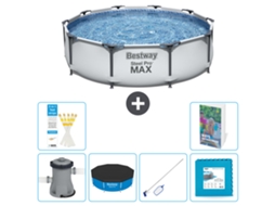 Piscina Bestway Steel Pro Max Redonda 305x76 Cm 5 peças S191 BESTWAY