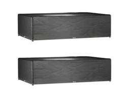 Vidaxl Capas P/ Mobília Jardim 2 Pcs 16 Ilhós 325x205x90 Cm Retangular
