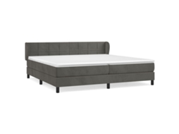 Box Spring Bed, Box Spring Beds Vidaxl Cinzeto Veludo (200 X 200 Cm)