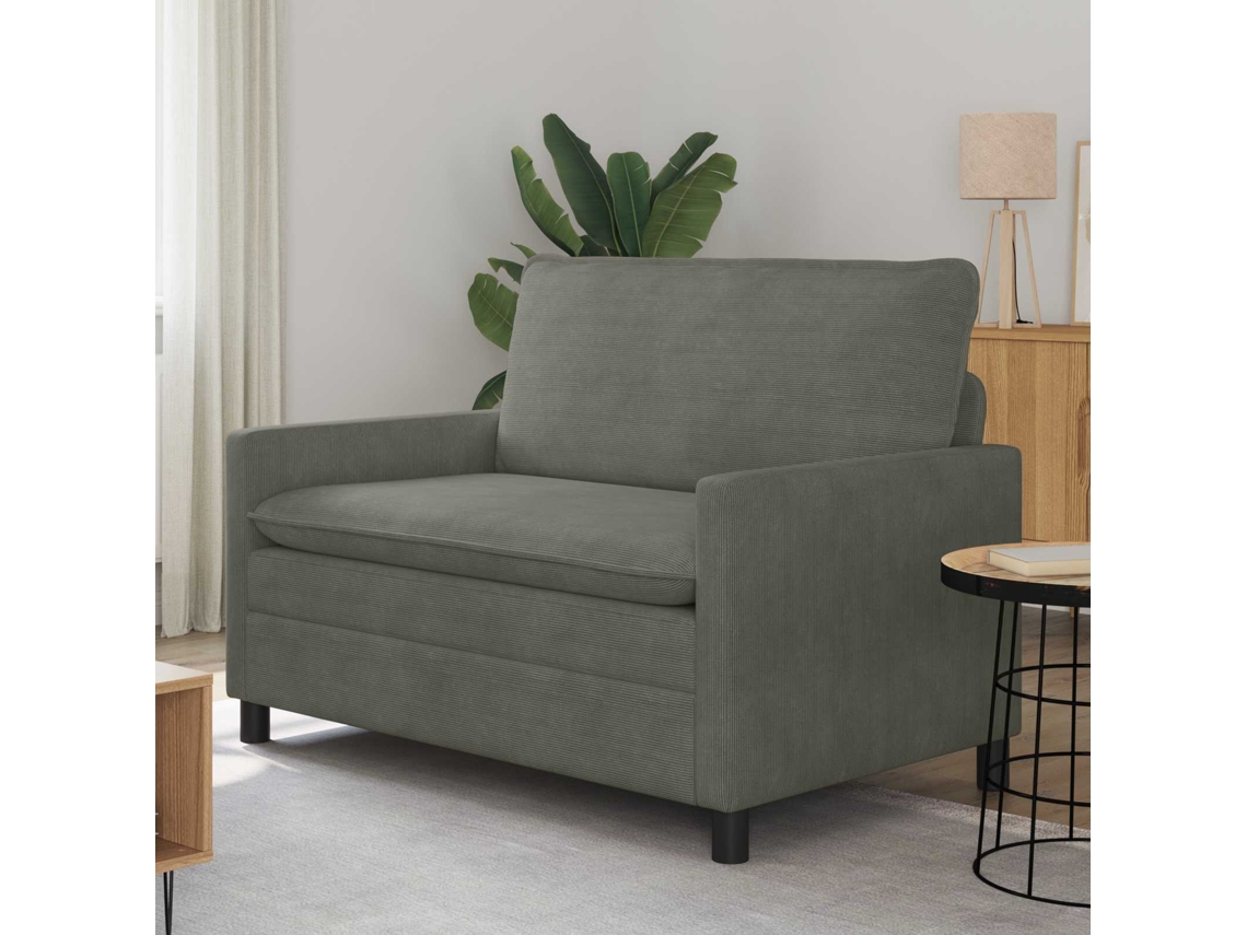 Vidaxl Sofá Cinzento-claro 126 X 81 X 87,5 Cm Tecido