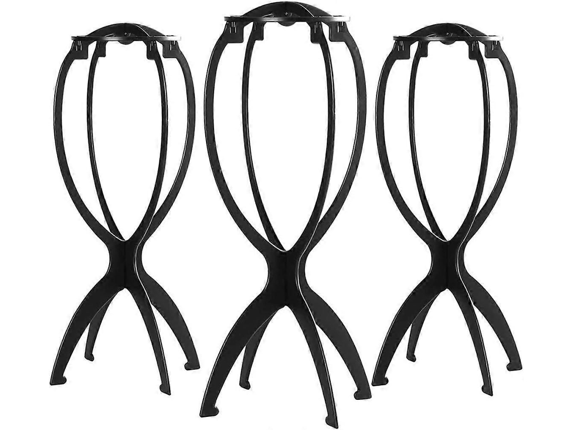 Suporte para Peruca, Suporte para Cabeça de Manequim para Várias Perucas, Pacote com 3 Unidades TAISHENGDA