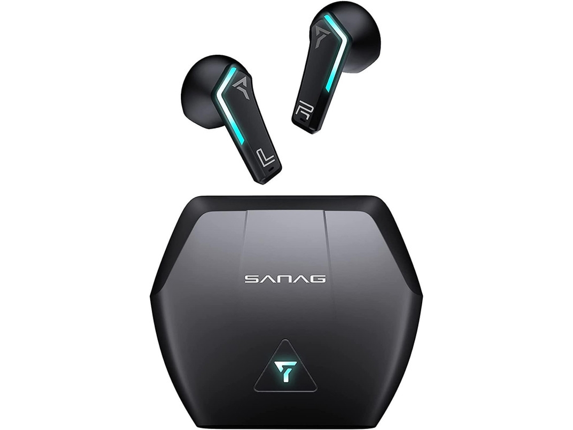 Fones Bluetooth 5.0 Tws Cvc8.0 Premium Fidelity 30h Jogos/música Preto