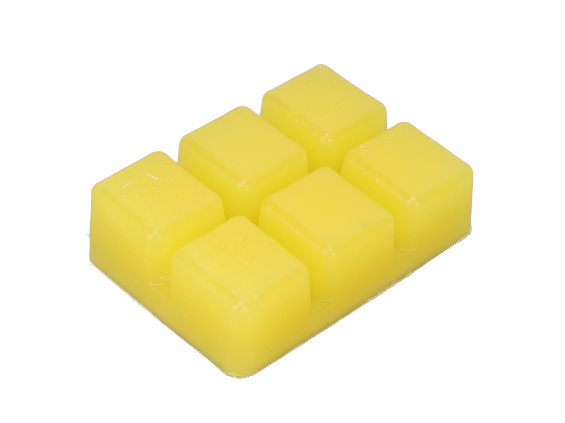 Pastilhas de cera com aroma de limão, 70g, para leitura e encontros.