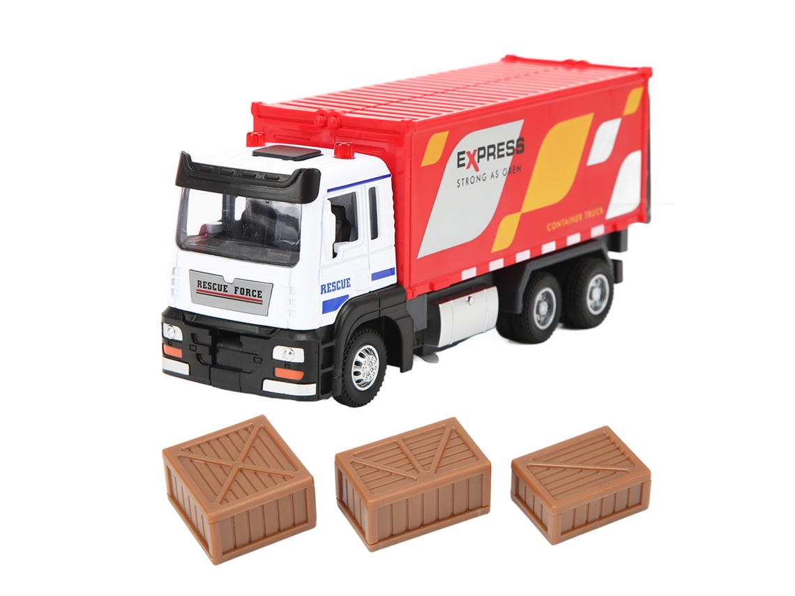Mali 1:32 Caminhão Semi reboque Transporte com Luz e Música Brinquedo para Crianças