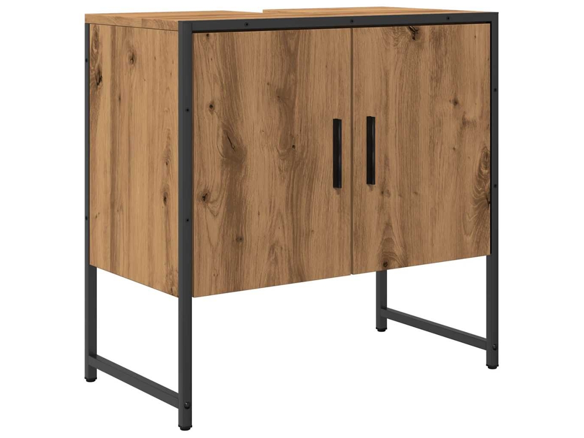 Bathroom Sink Cabinet, Bathroom Sink Cabinets Vidaxl Marrom Madeira Processada (n/a)