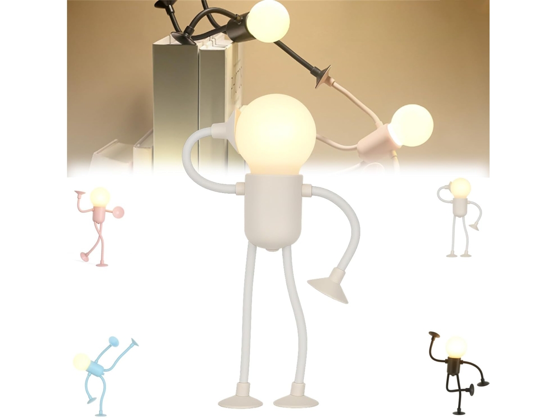 Luminária Noturna Esportiva Divertida Que Muda De Forma, Mini Com Para