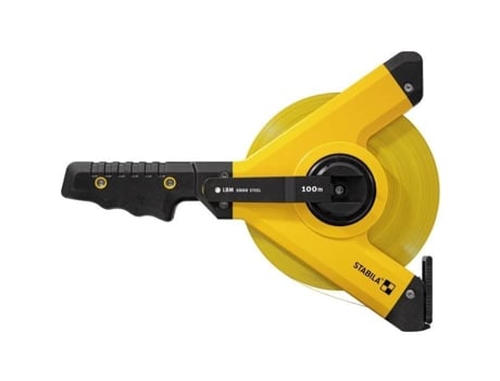Fita Métrica de Aço STABILA Lbm 1000 Cm Fita de Aço 100 Cm Caixa em Abs Branco