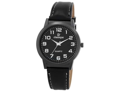 Relógio Classique® Homem Com Pulseira De Pele Ecológica