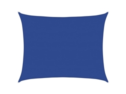 Maison Exclusive - Para-sol Estilo Vela Retangular 160 G/m² 6x7 M Pead Azul