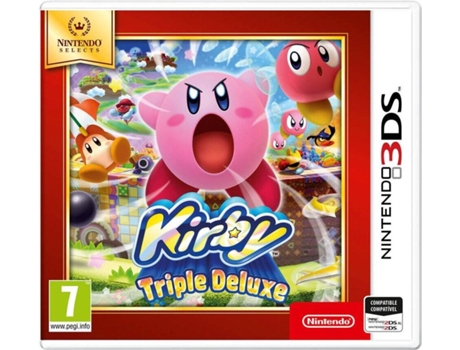 Jogo Nintendo 3DS Selects Kirby Triple Deluxe — Plataformas | Idade mínima recomendada: 7