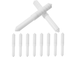 Abaodam Conjunto De 10-suportes Ajustáveis Para Papel Higiênico Com Troca Rápida Rolo, Em Plástico E Metal