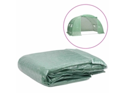 Vidaxl Cobertura De Substituição P/ Estufas 8 M² 400x200x200 Cm Verde