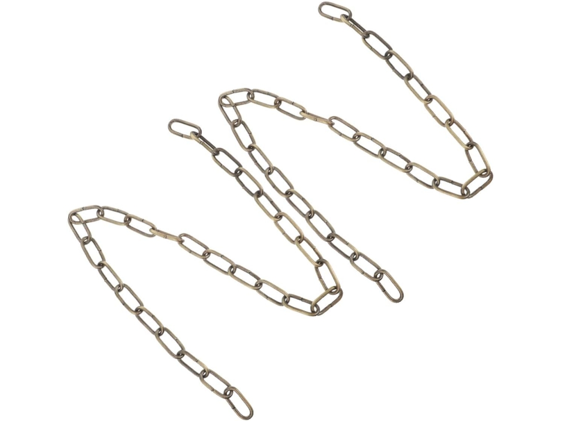 Conjunto De 2 Correntes Ferro Para Pendurar Lustres, Design Robusto,
