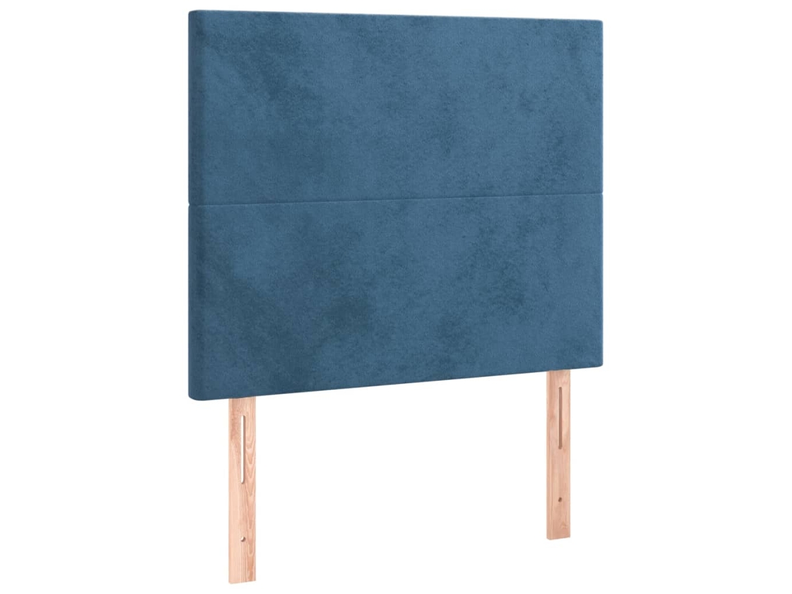 Headboard, Headboards Vidaxl Azul Veludo (90 Cm)