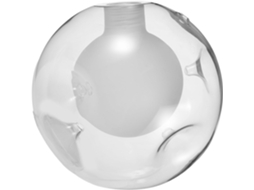 Abajur Bean Com Design Vazado Para Salas De Estar E Jantar. Inclui Cúpula De Vidro Transparente E É Gokoco