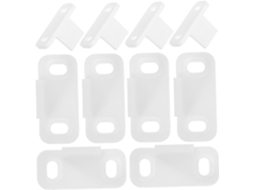 Kit De 4 Rodinhas Pequenas De Plástico Reforçado Com Freio Para Substituição Em Carrinhos De Mesa E Malas, Adequadas