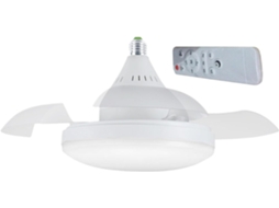 Ventilador De Teto Com Luz, Controle Remoto, 4 Velocidades,