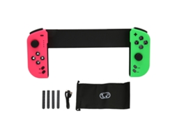 Controlo Gaming Sem Fio LAXISCREED Switch Rosa Verde