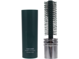 Escova De Cabelo Redonda Retrátil Verde Patkaw Em Abs Para Mulheres E Homens, Estimula A Circulação Sanguínea E