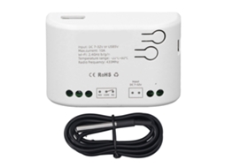 Relé WiFi Inteligente Momentâneo Latching 7-32V S/MARCA com Controle App Ewelink