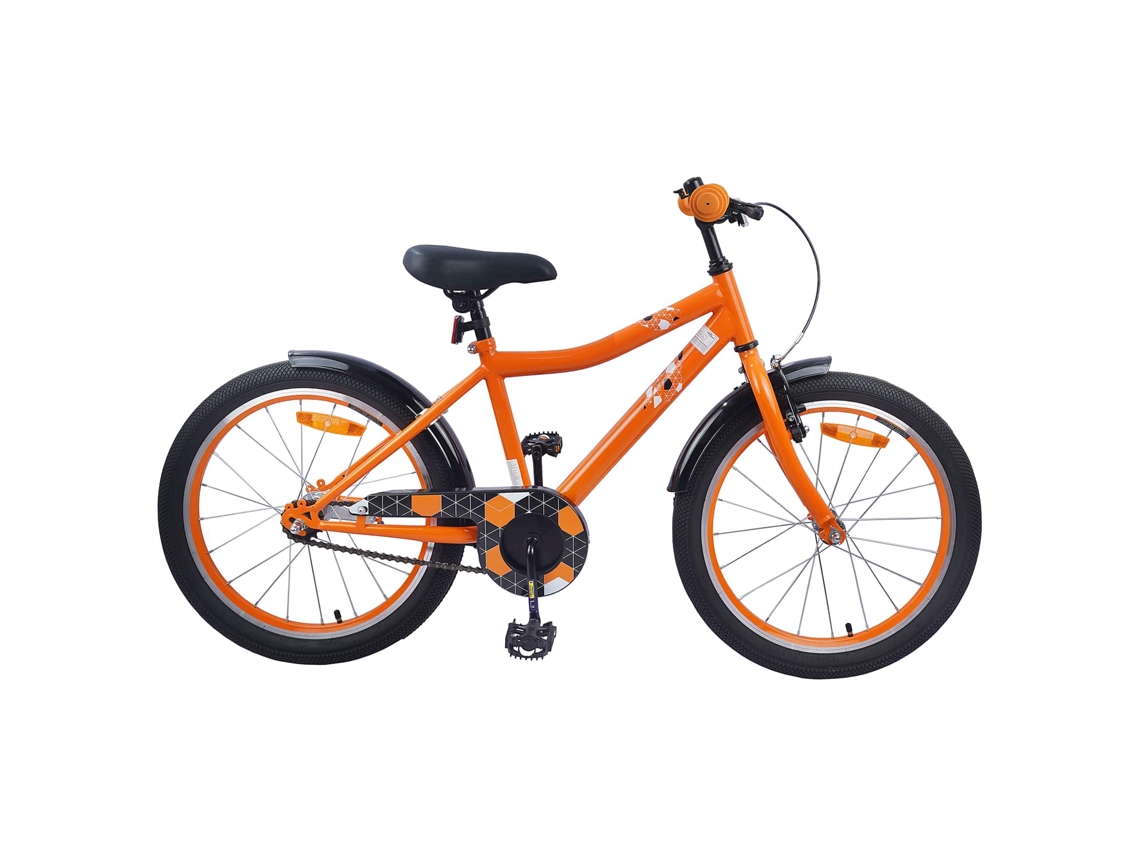Vidaxl Bicicleta Infantil 20 Polegadas Para 6-11 Anos Laranja