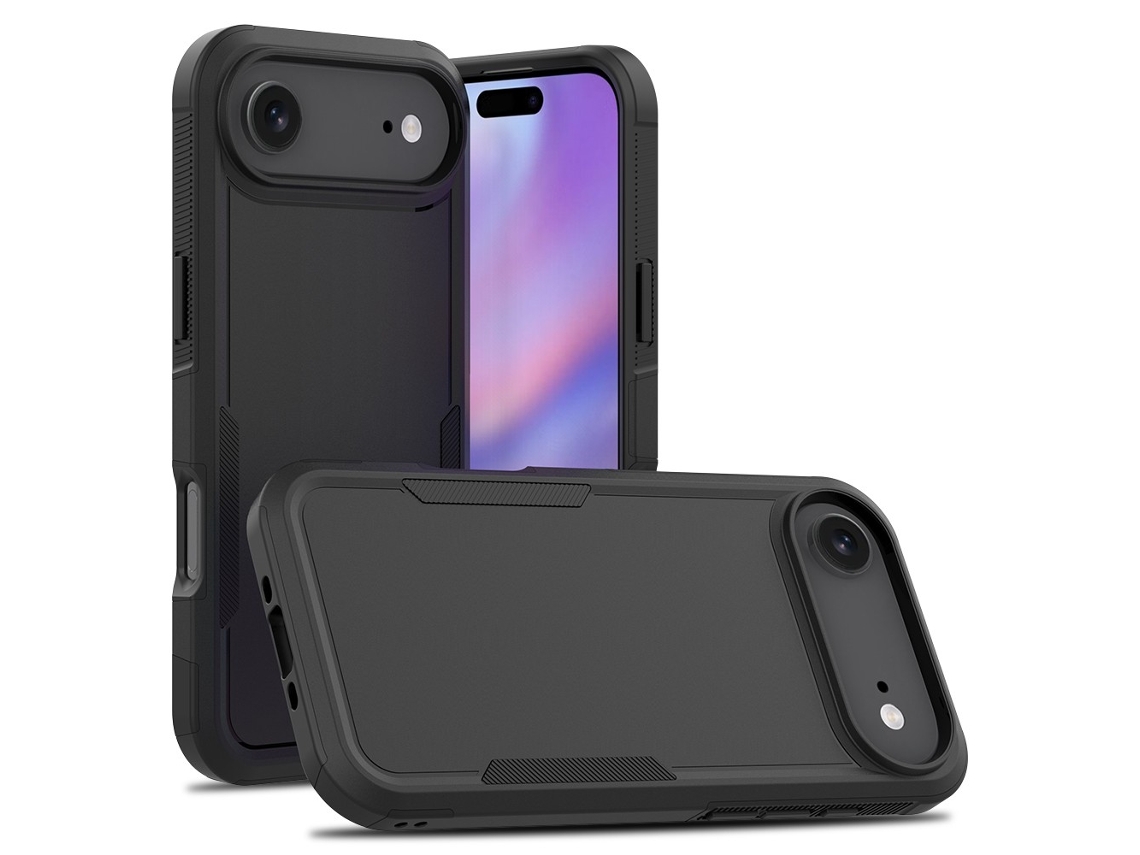 Capa Para Iphone 17 Air À Prova De Choque, Preta