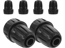 Conjunto De 6 Peças Conexões Irrigação Por Gotejamento Em Plástico