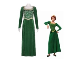 Disfraz De Princesa Fiona Vestido Para Mujer Medieval De Terciopelo Vintage L