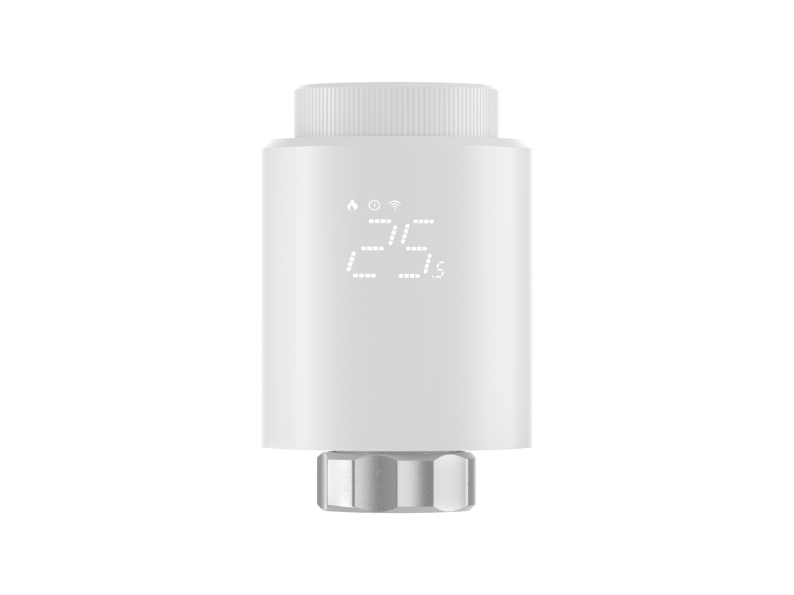 Válvula do Radiador Termostático, Termostato Inteligente com Funcionalidade de Aplicativo, Termostato Zigbee Requer Hub Zigbee 3.0 ZYBLSSBB