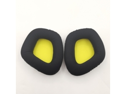 Almofada Para Corsair Void De Orelhas De Espuma Macia Preto