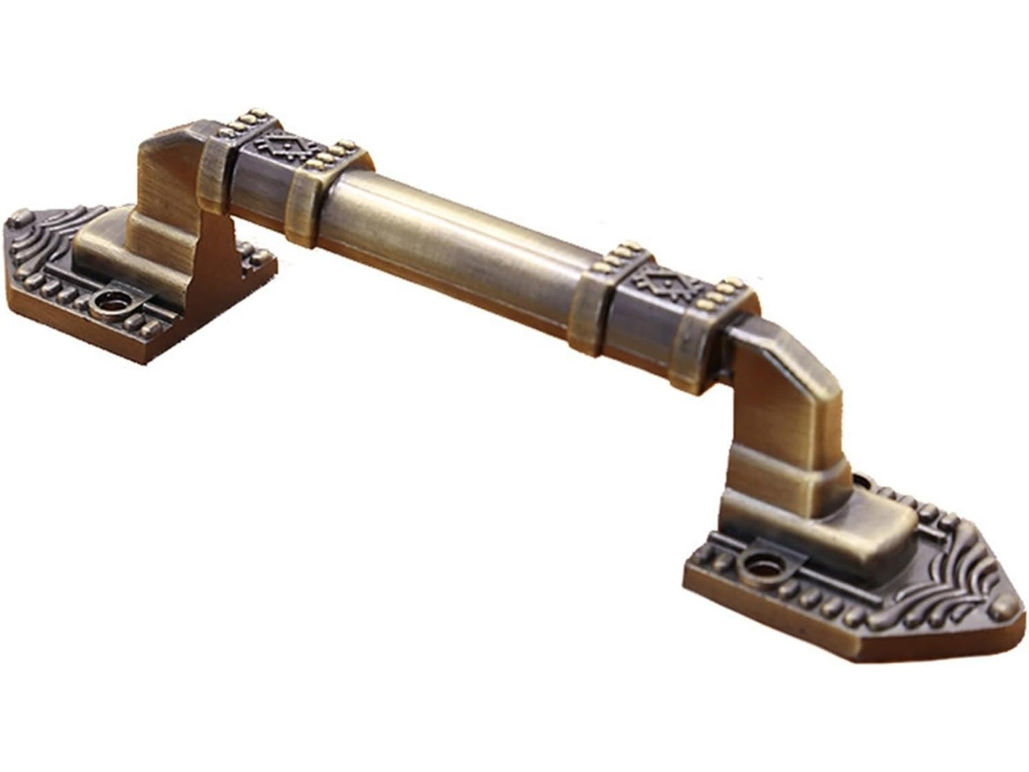 Puxador De Porta Retrô Em Liga Alumínio Bronze, Resistente, Para Armários De Madeira Rústica, Kit De Ferragens Para