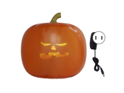 Laxiscreed Abóbora Pintada Com Luz Led Animada E Música Para Decoração De Halloween, 90-240v Us Plug
