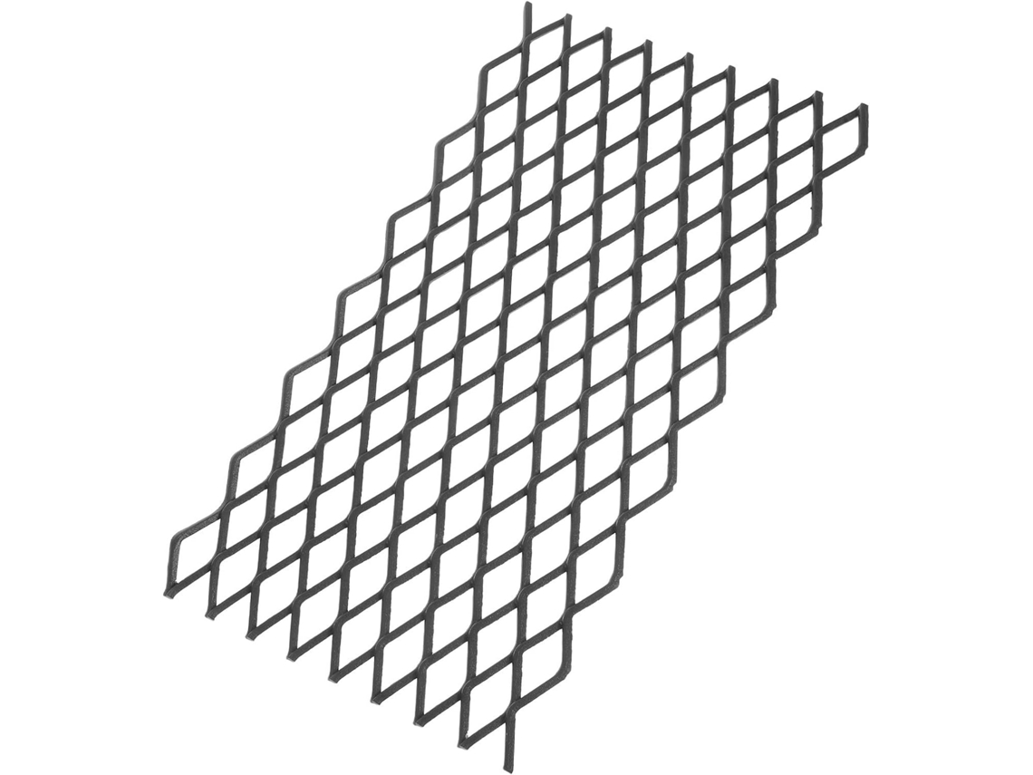 Grelha De Lareira Em Metal Preto Para Ventilação E