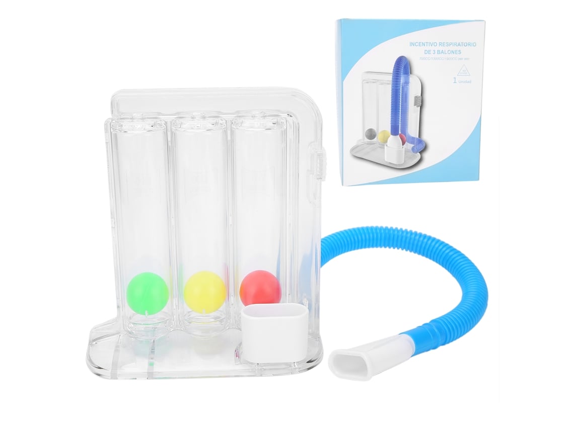 Exercitador Pulmonar 3 Bolas Capacidade Vital
