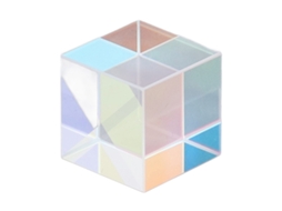 2026 prisma Cubo Dicroico de Vidrio Óptico para Dispersión Y Separación de Colores