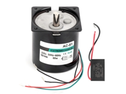 Motor Síncrono Ac 60w Eixo Excentrico Iman Permanente Baixa Velocidade 10rpm Ac220v Xd80ktyz