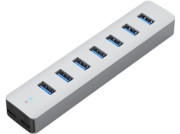 Hub Usb Multifuncional Com 7 Portas E Alimentação Externa, Ideal Para