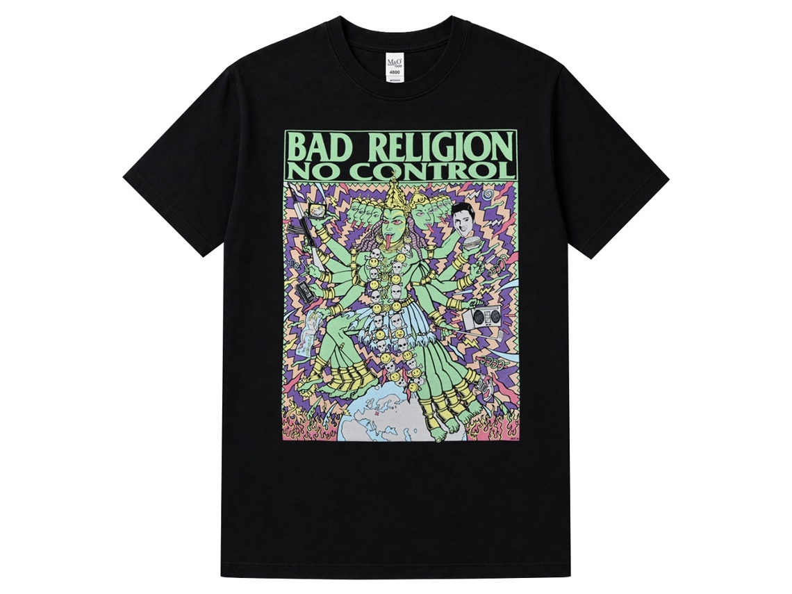 Bad Religion No Control Kozik T-shirt Unisex Adults Size:xl