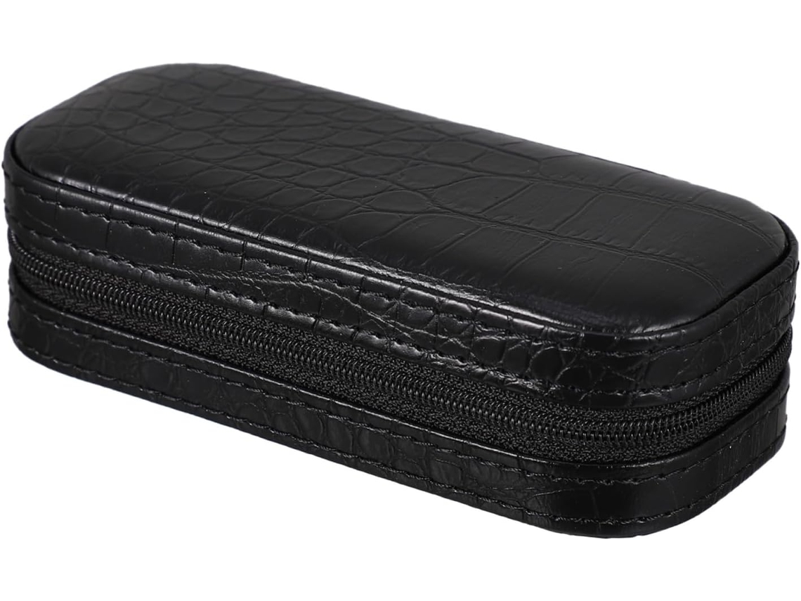 Estojo Elegante E Prático Para Guardar Relógios Em Couro, Organizador De Viagem Para...