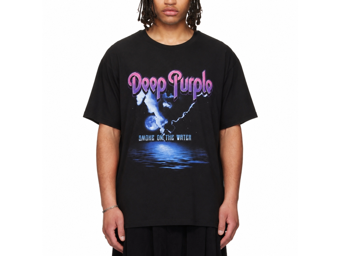 Deep Purple Smoke On The Water T-shirt Classic Unisex Adults Size:xl