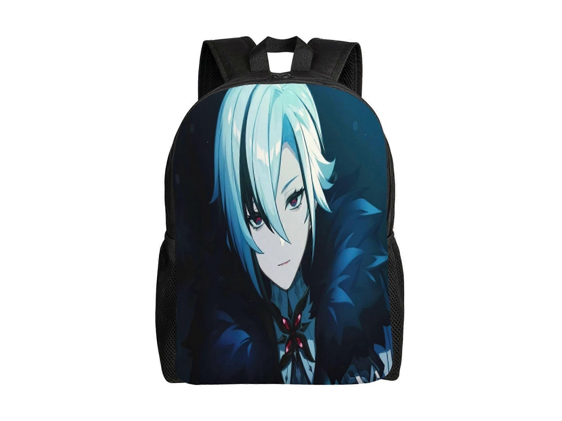 Mochila De Estudante Genshin Impact F231, Durável E Leve, Com Alça De Ombro Impermeável E Respirável. Olysi Shop