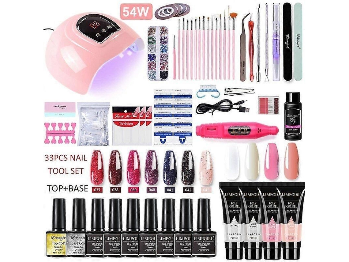 Kit De Manicure, 7.5ml, Para Unhas De Gel, Elysve