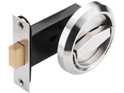 Puxador Invisível Para Porta Com Trava Unilateral, Em Aço Inoxidável, Para Móveis De Madeira, 72mm, Cor Bronze Prateado