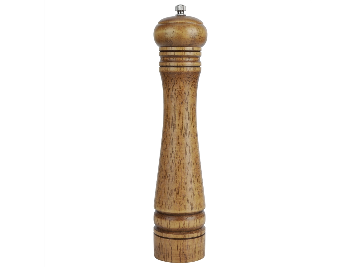 Ronjoe-moedor De Pimenta Manual De Pau De Rosa Com Núcleo Cerâmico Ajustável 10 Polegadas