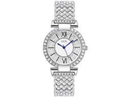 Lurelia Relógio Feminino, Movimento De Quartzo, Analógico, Detalhes Com Strass, 16 Mm, 8,26 Polegadas, 1,3 Polegadas, 0,35 Polegadas, Aço Inoxidável