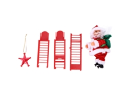 Decoração de Natal com Escada de Escalada Elétrica e Luz, Pingente para Árvore de Natal e Festas S/MARCA